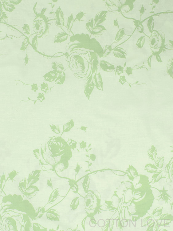 Постельное белье Cotton-Dreams Амели зеленый.