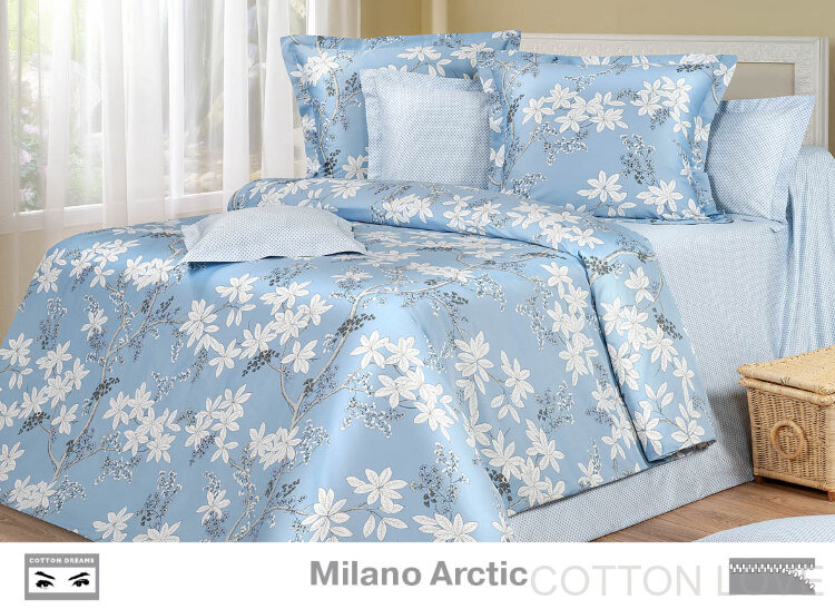 Постельное белье Cotton-Dreams Milano Arctic
